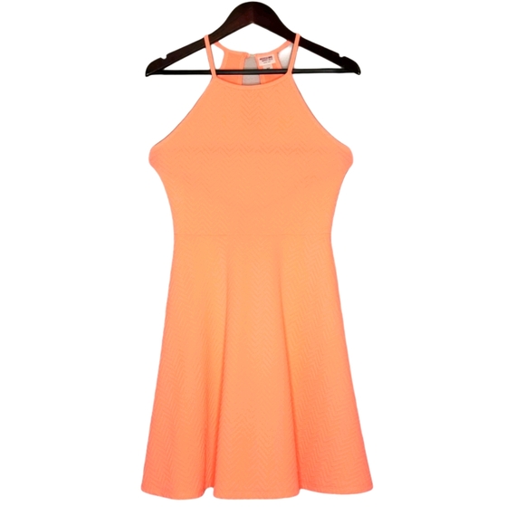 Mossimo Halter Light Orange/ Coral Dress - Picture 3 of 9